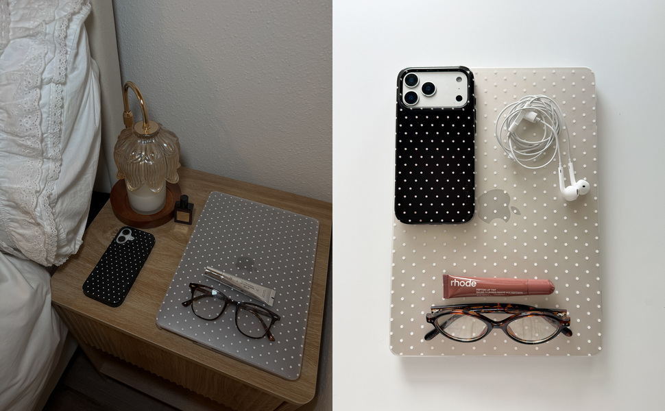 Tortoise and black floral Casely laptop shells